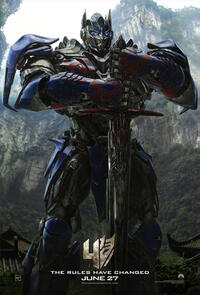 Poster art for "Transformers: Age of Extinction."