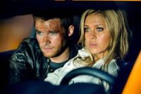 Jack Reynor and Nicola Peltz in "Transformers: Age of Extinction."