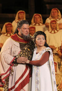 Poster art for "Aida."