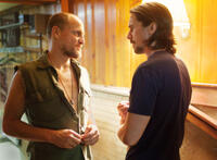 Woody Harrelson and Christian Bale in "Out of the Furnace."