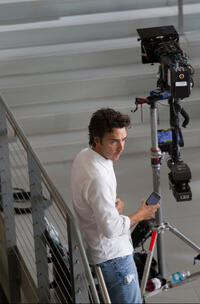 Director Shawn Levy on the set of "The Internship."