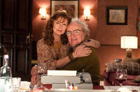 Susan Sarandon as Older Ursula and Jim Broadbent as Cavendish in "Cloud Atlas."
