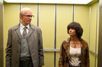 James D'Arcy as Old Rufus Sixsmith and Halle Berry as Luisa Rey in "Cloud Atlas."