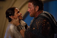 Halle Berry as Meronym and Tom Hanks as Zachry in "Cloud Atlas."