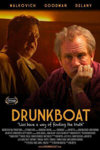 Poster art for "Drunkboat."