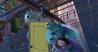 Mike, Sulley and Boo in "Monsters, Inc. 3D."