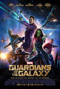 Poster art for "Guardians of the Galaxy."