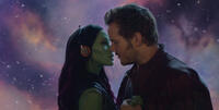 Zoe Saldana and Chris Pratt in "Guardians of the Galaxy."