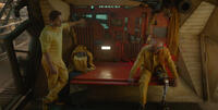 Chris Pratt and Richard Katz in "Guardians of the Galaxy."