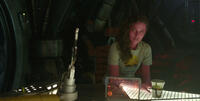 Melia Kreiling as Bereet in "Guardians of the Galaxy."