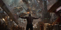 David Bautista as Drax the Destroyer in "Guardians of the Galaxy."