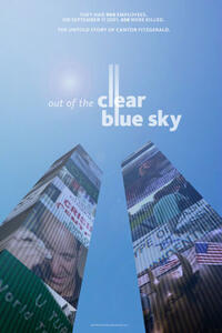 Poster art for "Out of the Clear Blue Sky."
