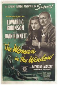 Poster art for "The Woman in the Window."