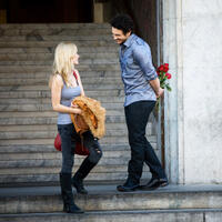 Ashley Hinshaw as Angelina and James Franco as Francis in "About Cherry."