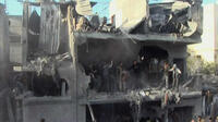 A scene from "Tears of Gaza."
