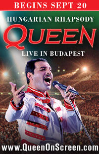 Poster art for "Queen - Hungarian Rhapsody: Live in Budapest '86."