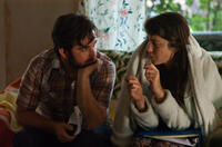 Director James Ponsoldt and Mary Elizabeth Winstead on the set of "Smashed."