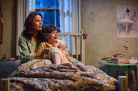 Lili Taylor as Carolyn Perron and Joey King as Christine in "The Conjuring."