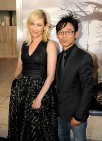 Vera Farmiga and director James Wan at the California premiere of "The Conjuring."