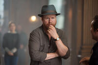 Director Joss Whedon on the set of "Avengers: Age of Ultron."