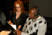 Vivian Schilling and Forest Whitaker on the set of "Toys in the Attic."