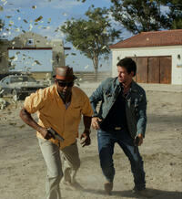 Denzel Washington and Mark Wahlberg in "2 Guns."