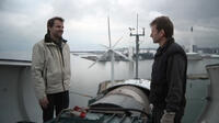 Wind expert Stefen Naef and Dr. Scott Tinker on the set of "Switch."