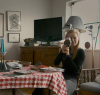 Director Sarah Polley on the set of "Stories We Tell."