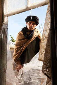 Massi Mrowat as Young Soldier in "The Patience Stone."