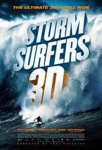 Poster art for "Storm Surfers 3D."