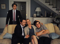 Ernst Umhauer, Denis Menochet, Kristin Scott Thomas and Bastien Ughetto in "In the House."