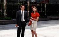 Bill Pullman and Milla Jovovich in "Bringing Up Bobby."