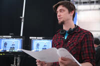 Director Andy Muschietti on the set of "Mama."