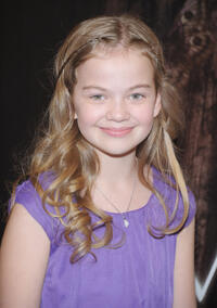 Megan Charpentier at the New York premiere of "Mama."