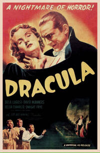 Poster art for "Dracula."