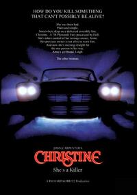 Poster art for "Christine."