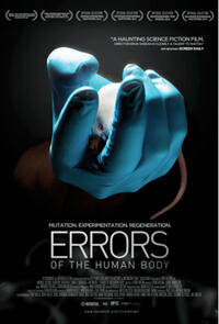 Poster art for "Errors of the Human Body."