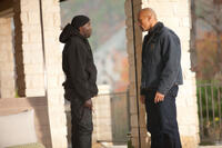Michael Williams and Dwayne Johnson in "Snitch."