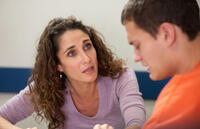 Melina Kanakaredes and Rafi Gavron in "Snitch."