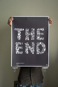 Poster art for "The End."