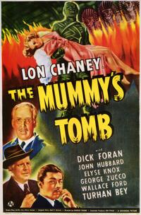 Poster art for "The Mummy's Tomb."