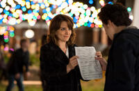 Tina Fey as Portia Nathan and Nat Wolff as Jeremiah in "Admission."