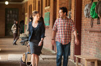 Tina Fey as Portia Nathan and Paul Rudd as John Pressman in "Admission."