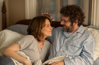 Tina Fey as Portia Nathan and Michael Sheen as Mark in "Admission."