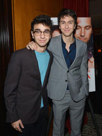Alex Wolff and Nat Wolff at the after party of the New York premiere of "Admission."