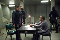 Jim Caviezel and Arnold Schwarzenegger in "Escape Plan."