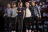 Liam Payne, Zayn Malik, Harry Styles, Niall Horan and Louis Tomlinson in "One Direction: This Is Us."