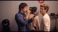 Harry Styles and Niall Horan in "One Direction: This Is Us."