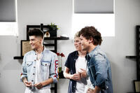Zayn malik, Niall Horan and Louis Tomlinson in "One Direction: This Is Us."