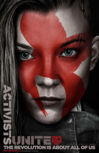 Character poster for "The Hunger Games: Mockingjay - Part 2."
